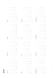 Yearly Calendar to Print – Free One-Page PDF