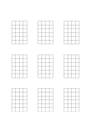 Diagrama de acordes en blanco PDF