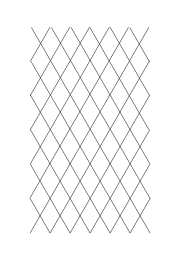 Plantilla de rombos