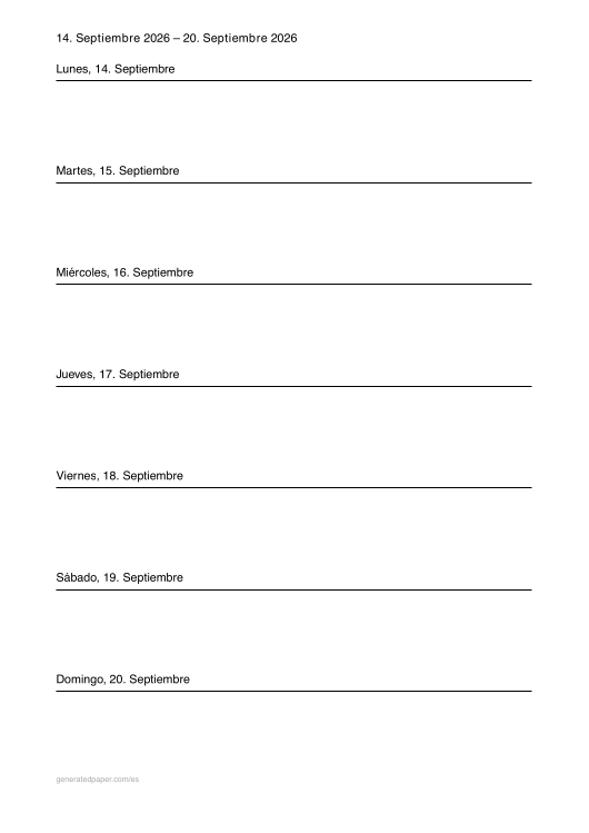 Planificador Semanal para Imprimir PDF — vista previa del PDF para imprimir