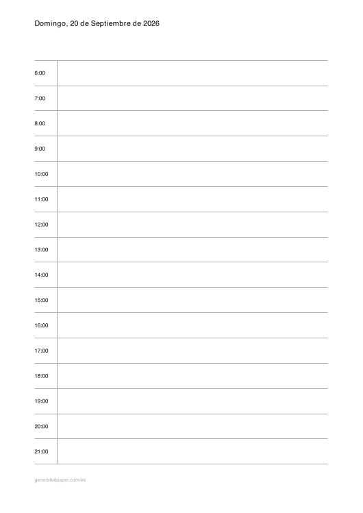Planificador Diario para Imprimir – A4 — vista previa del PDF para imprimir
