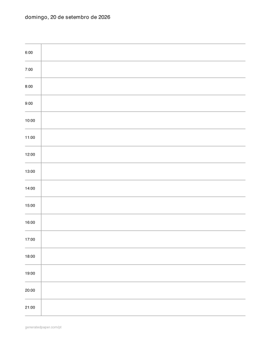 Planejador Diário – Carta — pré-visualização do PDF para imprimir