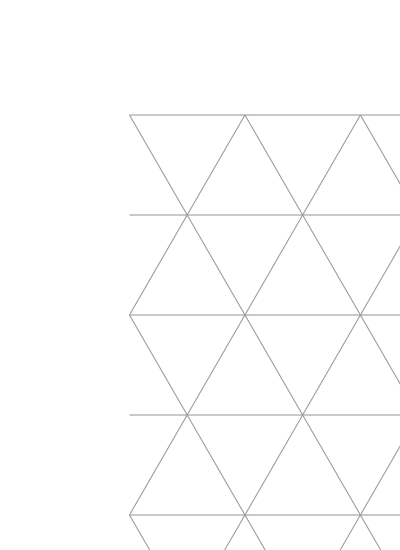 Papier z Siatką Trójkątów Równobocznych 10mm A4