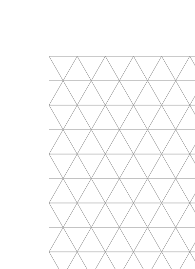 Papier z Siatką Trójkątów Równobocznych 5mm A4