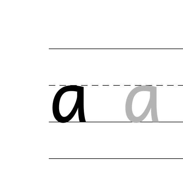 Practicar la letra de imprenta — vista previa del PDF para imprimir