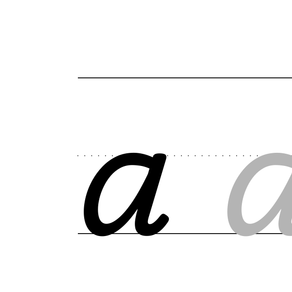NSW Foundation Handwriting Worksheets — printable PDF preview