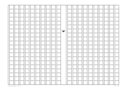 原稿用紙（400字詰め） — 印刷用PDFのプレビュー