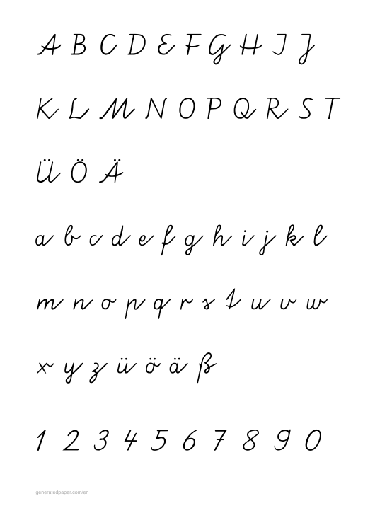 Font for First Graders